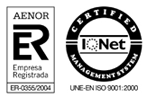 Construcciones Sucesores de Pavón está certificada mediante Aenor con la ISO ER-0355/2004 e ISO 9001/2000