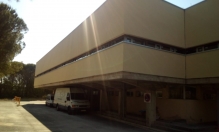 Fachada trasera hospital de Leza