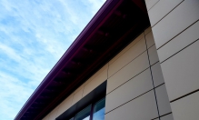Detalle del exterior edificio Comunidad 