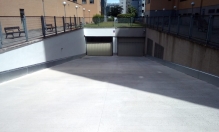 Vista desde arriba rampa exterior