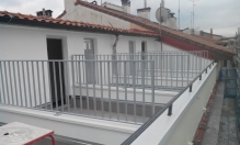Detalle de barandillas en terrazas