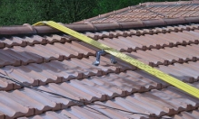 Detalle de Impermeabilización con teja plana en cubierta, Galdakano, Vizcaya