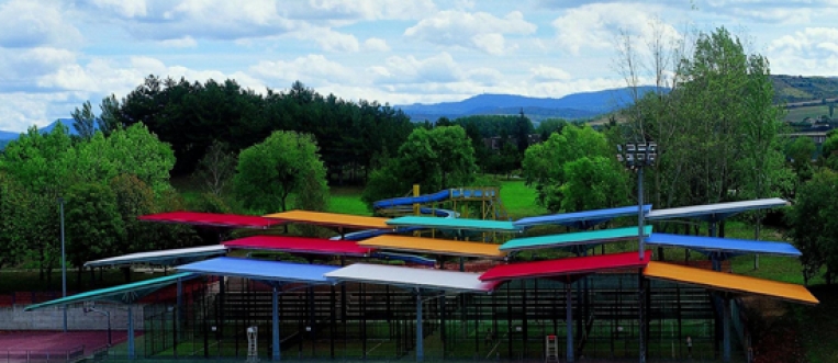 Cubrición pistas de Pádel en Complejo Deportivo Mendizorrotza, Vitoria- Gasteiz